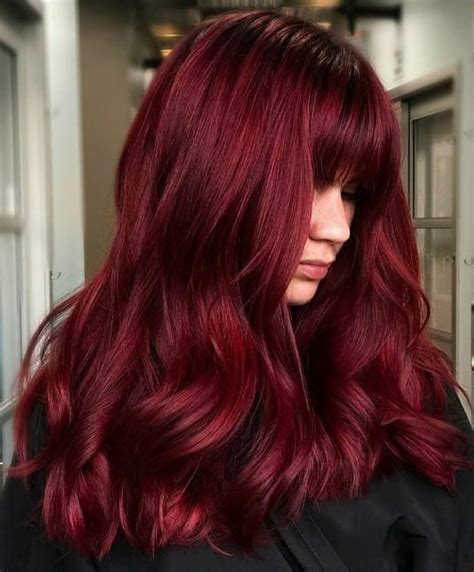 Cor de Cabelo Vermelho Cereja 